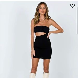 Brand New Princess Polly Grayson Mini Dress in Black!
